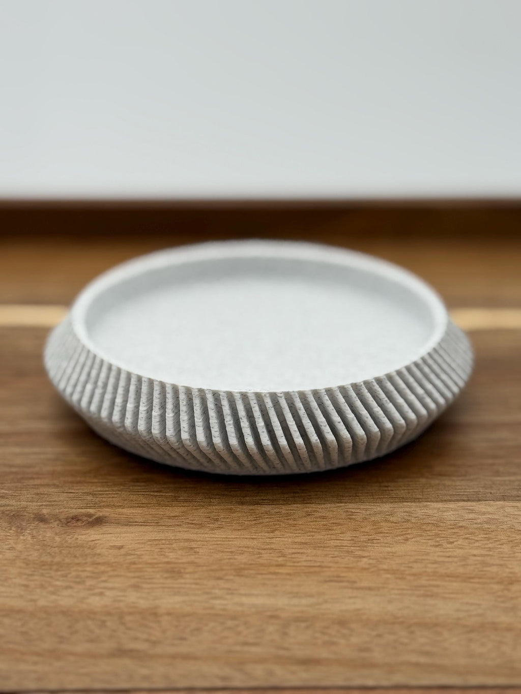 Minimalist Drink Coasters | Modern Curvy Ribbed Design | Protect and Decorate tables