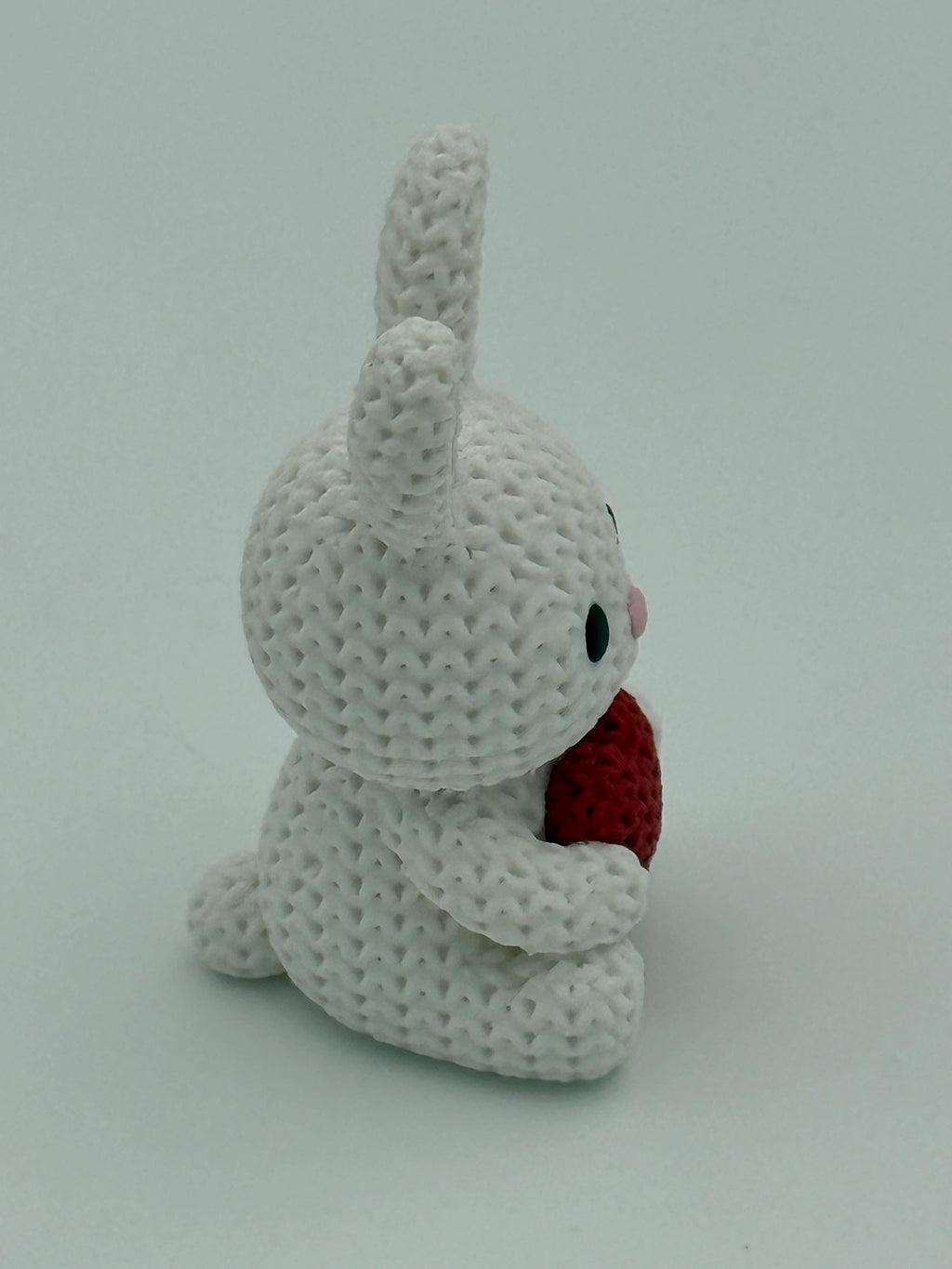 Set of 3 Crocheted Bunnies with Floral Plaque | Easter Nursery Decor | Spring Decor