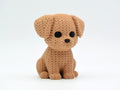 Crochet-Style Puppy Figurine for Dog Lovers