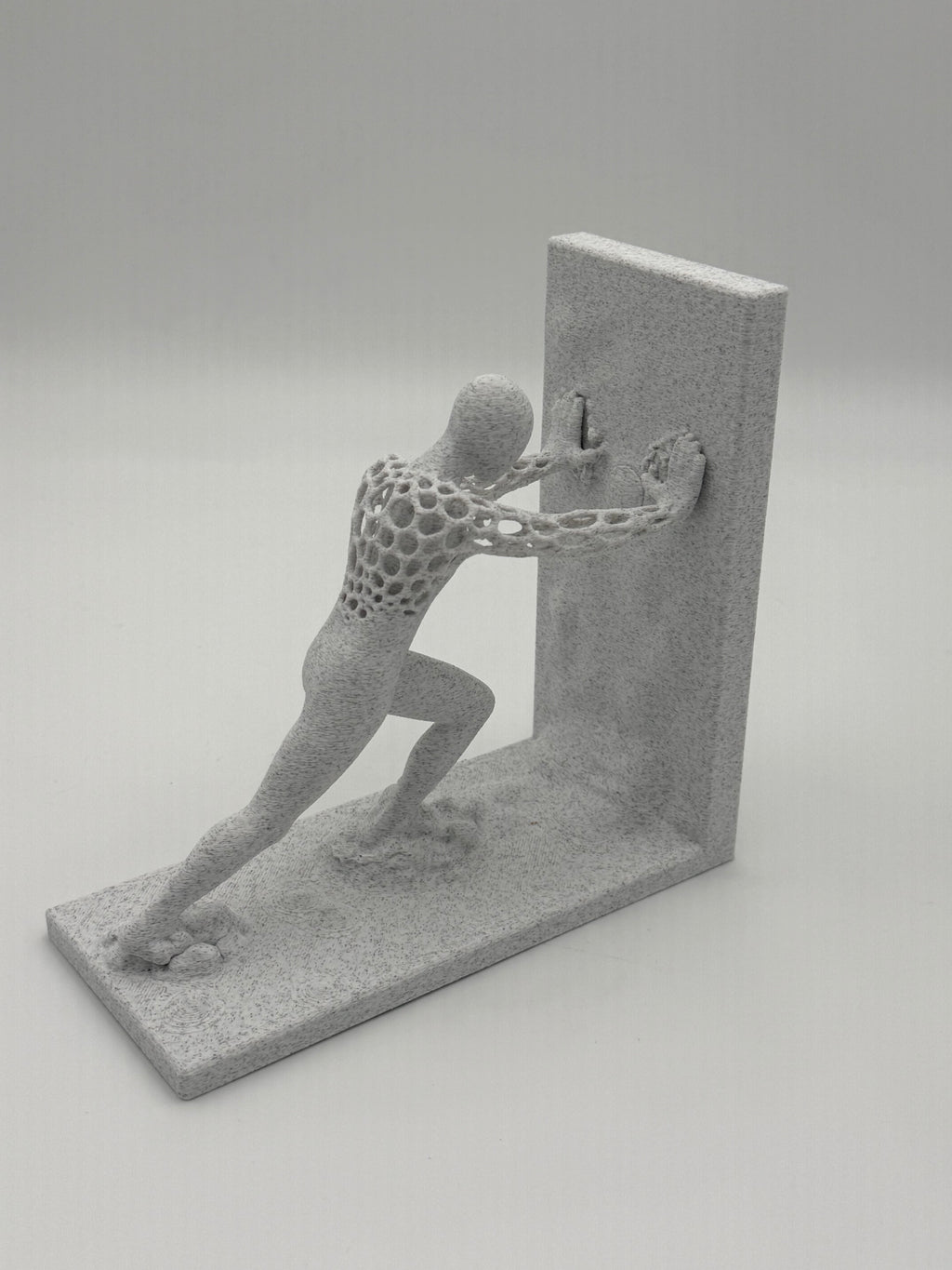 Mesh Man Wall Art, Modern Sculptural Wall Decor, Minimal Home Accent for Living Room or Office, Unique Housewarming Gift