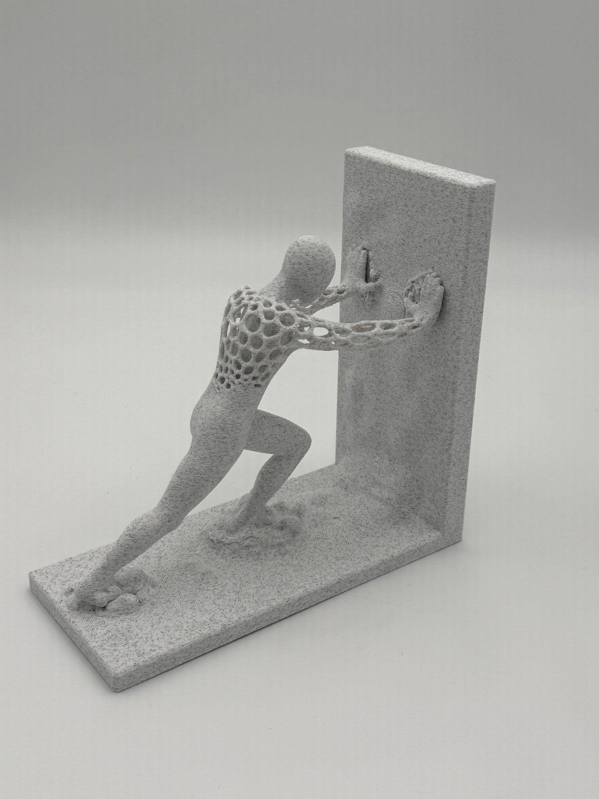 Mesh Man Wall Art, Modern Sculptural Wall Decor, Minimal Home Accent for Living Room or Office, Unique Housewarming Gift