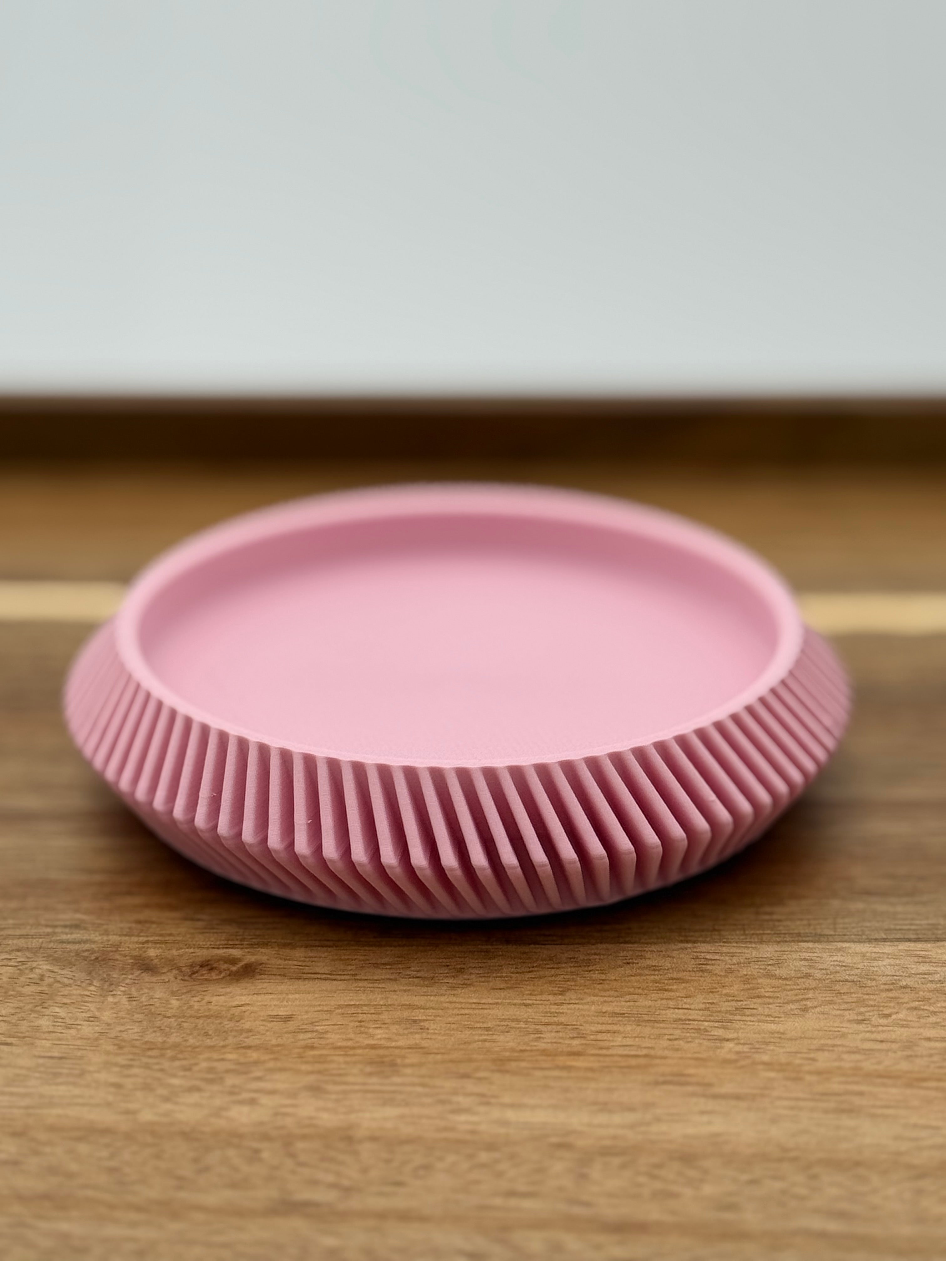 Minimalist Drink Coasters | Modern Curvy Ribbed Design | Protect and Decorate tables