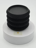 Minimalist Drink Coasters | Modern Curvy Ribbed Design | Protect and Decorate tables