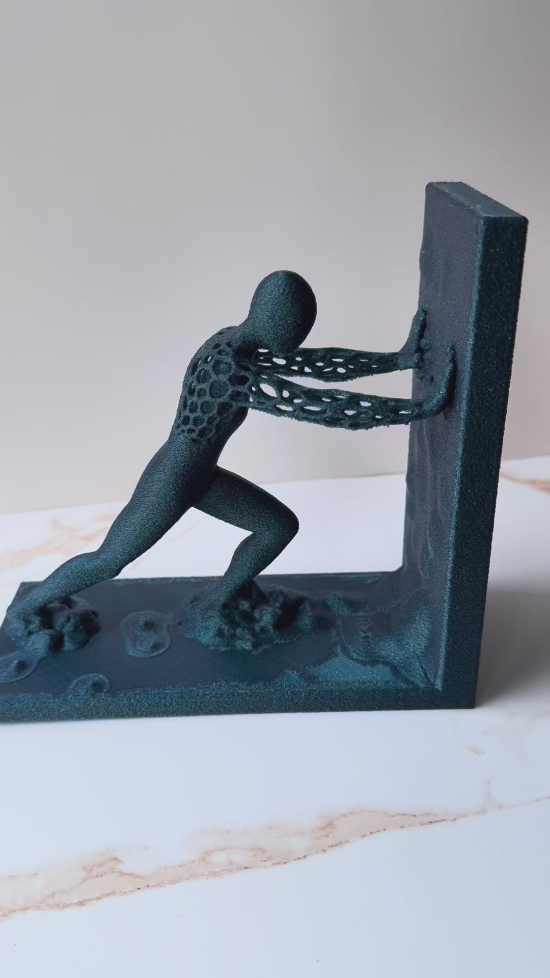 Mesh Man Wall Art, Modern Sculptural Wall Decor, Minimal Home Accent for Living Room or Office, Unique Housewarming Gift